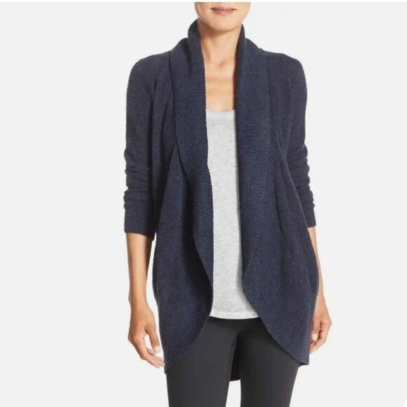 Barefoot Dreams CozyChic Lite Circle Cardi Size XS S Blue - Picture 1 of 5